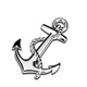 浮生 汽車(chē)個(gè)性裝飾貼 船錨海軍車(chē)標金屬十字架海軍車(chē)身貼 海盜船車(chē)尾標 側身貼 徽章 船錨車(chē)標 銀色G80610