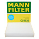 曼牌（MANNFILTER）空調(diào)濾清器空調(diào)濾芯CU1835本田理念S1 1.3L1.5L思迪兩廂飛度 1.5L
