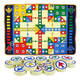 悠葉游（YOUYEYOU） 飛行棋地毯豪華版 超大飛行棋毯游戲 爬行墊禮盒裝 中號(hào)禮盒版 90*90CM