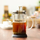 Mongdio 法壓壺手沖咖啡壺 玻璃家用沖茶器套裝 經(jīng)典法壓壺 350ml