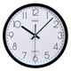 【9成新】INTERIGHT掛鐘客廳創(chuàng)意鐘表現(xiàn)代簡(jiǎn)約靜音鐘時(shí)尚個(gè)性3D立體時(shí)鐘臥室石英鐘圓形掛表2448黑色
