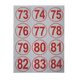 數字貼號碼貼大號9CM數字不干膠貼網(wǎng)吧運動(dòng)會(huì )活動(dòng)順序貼紙1-100號 73-84