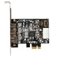 樂擴 1394采集卡PCI-E轉1394B卡高清DV視頻1394A轉接卡火線800