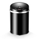 嘉佰特（JABERT） 家用電動(dòng)智能感應垃圾桶翻蓋客廳臥室衛生間廚房大號翻蓋垃圾桶 9L啞黑色烤漆-電池款(9M)