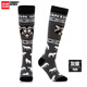 南恩NANDN滑雪襪男女款騎行襪子加厚長(cháng)棉襪精梳棉戶(hù)外運動(dòng)毛巾襪 灰狼