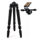 金鐘（Velbon） NEO 640II+PH-285碳素碳纖維單反相機三腳架三維云臺套裝