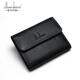 佐爾丹妮 男士名片包牛皮卡套女 多卡位名片夾商務(wù)小卡包女20卡位 A70-1荔紋黑色