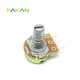 PAKAN WH148單聯(lián)電位器  功放 音量 調(diào)速 電位器 短柄15mm B100K  3腳