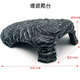 魚缸用品烏龜缸曬臺烏龜曬臺曬臺魚缸造景仿真石頭烏龜曬臺躲避洞穴龜臺 緩坡爬臺