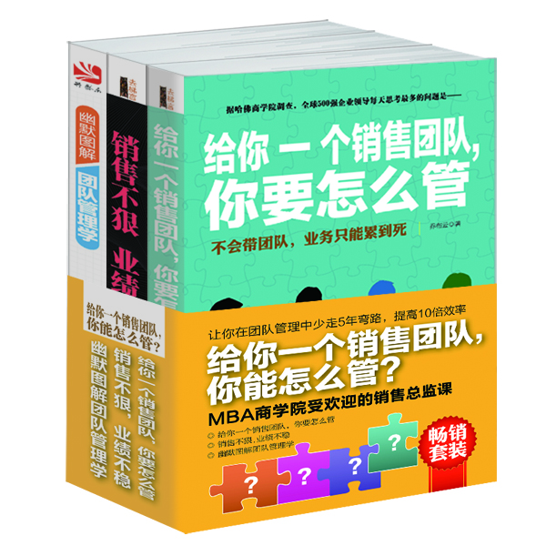 暢銷(xiāo)套裝-給你一個(gè)銷(xiāo)售團隊，你能怎么管？（套裝共3冊）