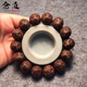 念道 紫金鼠招財鼠菩提佛珠手串手鏈三眼紫鼠菩提子黑金男女款念珠 紫金 招財鼠16mm