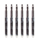 百樂(lè)（PILOT） pilo中性筆BL-P50百樂(lè)P500筆0.5mm針管考試水筆學(xué)生用黑筆 黑色(6支)