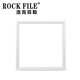 洛克菲勒（ROCK FILE） 集成吊頂燈廚房衛(wèi)生間LED平板燈鋁扣板嵌入式300x300x600 24W 白光 白框 450x450
