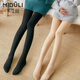 米度麗孕婦打底褲春孕婦絲襪春光腿神器打底襪子托腹連褲襪春裝6002+ 連腳款（黑色） 均碼（建議90-160斤左右）
