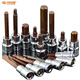 華豐巨箭 S2內(nèi)六角內(nèi)六角扳手 12.5MM六角旋具套筒 1/2壓批套筒頭 1/2旋具套筒六角H6(100)