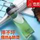 希諾（HEENOOR） 雙層PC塑料杯 透明隔熱水杯 男女士泡茶水杯子 便攜戶外 車載杯 XN-8076 深灰色- 530ml