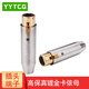 YYTCG 發(fā)燒純銅卡農(nóng)頭xlr三芯卡儂接頭鍍金焊接頭 話筒線平衡線卡農(nóng)線插頭 功放調(diào)音臺(tái)音箱音頻頭 不銹鋼版卡儂母頭 一個(gè)