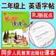 小學英語寫字課課練字帖 2二年級上冊 人教版RJ一起點新起點 同步小學生教材練字帖練習冊 硬筆鋼筆楷