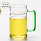 北大史 耐熱玻璃茶杯帶月牙過(guò)濾綠茶杯辦公杯綠茶杯簡(jiǎn)易玻璃水杯