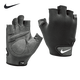 耐克（NIKE） 健身手套運動(dòng)訓練護手掌啞鈴半指手套基礎器械單杠男 黑色NLGC5057 L掌寬大小8-9cm