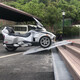 摩托車斜坡板跳板上車鋁梯子機(jī)車折疊坡道皮卡拖車運(yùn)輸爬梯登車橋鋁合金坡道板踏板跳板坡道斜坡板 長228*寬28cm