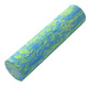 Aomadon迷彩泡沫軸瑜伽柱普拉提泡沫按摩軸肌肉放松按摩軸 EVA瑜珈滾軸 光面藍綠色(60CM)