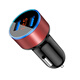 本馳車(chē)載充電器汽車(chē)數顯手機快充 12V/24V車(chē)通用點(diǎn)煙器車(chē)充雙USB 車(chē)載充電頭3.1A輸出（數顯款）