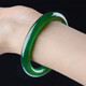 春龍 瑪瑙手鐲 帝王綠玉髓手鐲 女生玉石鐲子 水晶手鐲 送媽媽女友生日禮物帶證書(shū)  支持訂做 刻字 細圓窄條手鐲 58到59
