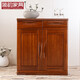 簡(jiǎn)韻（JianYun） 簡(jiǎn)韻全實(shí)木鞋柜 簡(jiǎn)約現代新中式木質(zhì)陽(yáng)臺儲物柜鞋櫥柚木鞋柜實(shí)木 金絲柚木【鞋柜】