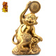 泰山天御閣純銅猴子擺件十二生肖猴創(chuàng)意客廳玄關(guān)辦公室裝飾生日禮物開業(yè)禮品 大號福字猴