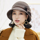 677888盆帽女帽子春季禮帽日系韓版潮流英倫風(fēng)名媛春秋時(shí)尚羊毛呢漁夫帽