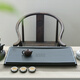 金團(tuán)（jintuan） 烏金石茶盤家用大號(hào)整塊石頭簡(jiǎn)約托盤小號(hào)長(zhǎng)方形天然石材客廳茶臺(tái) 小號(hào)/50CM*30CM