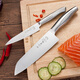 十八子作 水果刀套裝瓜果刀家用不銹鋼蔬果削皮刀具刺身壽司料理小菜刀 水果刀多用刀套裝（H301+H307）