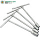 百威獅t型套筒扳手多功能加長(cháng)丁字套管工具手動(dòng)機修外六角套筒套裝單支 8mm/單支