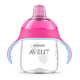 新安怡（AVENT） 飛利浦卡通企鵝杯學(xué)飲杯訓(xùn)練水杯防漏帶手柄軟嘴鴨嘴杯SCF751/12 260ml紅色軟嘴鴨嘴杯企鵝杯
