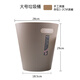 茶花垃圾桶家用衛(wèi)生間無蓋客廳廚房創(chuàng)意歐式大小號(hào)塑料紙簍1525,1526 大號(hào)棕色8.3L