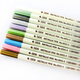sta斯塔 油漆筆 高光金屬色記號 3330/6551 賀卡筆 黑紙卡記號筆DIY相冊手賬書(shū)寫(xiě) 10色套裝