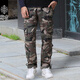 MATCH麻吉MATCH 迷彩褲男冬工裝褲直筒戶(hù)外多袋純棉休閑褲男潮牌 3357M 灰迷彩 XS