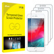 JETechJETech 蘋(píng)果iPhone 8 Plus鋼化膜7 Plus通用抗指紋高清玻璃膜5.5英寸屏 5.5英寸 - 3片裝