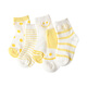 拉米奇騏5雙裝寶寶襪子秋冬季男女童襪嬰兒襪3-5歲兒童襪春中小童襪子 黃色系 5雙 5-7歲 XL碼 襪底長(cháng)18CM