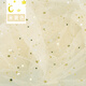 星星網(wǎng)紗蕾絲亮片布料拍照道具背景布少女風(fēng) 米黃色