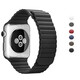 LAZYODD適用蘋(píng)果手表11代表帶Apple watch9/8/7/6/SE/5/4皮質(zhì)回環(huán)表帶iwatchS10表帶ultra/SE磁吸回環(huán)表帶 黑色 44MM表盤(pán)【適用6/5/4/新SE2/1】