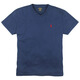Polo Ralph Lauren拉夫·勞倫男裝短袖T恤 歐美經(jīng)典純棉V領(lǐng)小馬標(biāo) INK 深藍(lán) S (建議140斤左右)