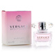 范思哲（VERSACE） 晶鉆明亮水晶粉晶黑水晶女士香水清新 禮物 明亮水晶晶鉆女香EDT5mlQ版