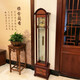 漢時(shí)（Hense）實(shí)木機(jī)械落地鐘客廳復(fù)古座鐘立式鐘創(chuàng)意擺鐘打點(diǎn)報(bào)時(shí)鐘表HG96125 椴木+國(guó)產(chǎn)7天單重錘