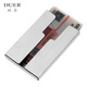 杜爾（DUER）手推式金屬名片夾男便攜名片盒女德國創(chuàng  )意卡盒商務(wù)大容量刻字定制 手推款-B款