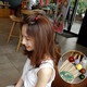 念凝網(wǎng)紅發(fā)夾一字夾可愛(ài)劉海夾女成人發(fā)卡夾子韓國東大門(mén)發(fā)飾邊夾少女糖果色頭飾 暗紅色（一個(gè)）