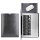 MOYIEAKAN 筆記本保護套13.3英寸15.6/14英寸內膽包 適用于蘋(píng)果Macbook Pro M1保護殼air M2新款商務(wù)皮套 超薄款-商務(wù)黑【皮紋】 13.3英寸