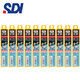 手牌（SDI）美工刀片大號1404裁紙壁紙刀片工業(yè)用批發(fā) 18mm寬60度角刀片(10小盒)
