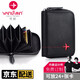 丹麥vanlemn梵勒防盜刷RFID真皮錢(qián)包卡套屏蔽NFC信號防磁大容量卡盒頭層牛皮卡夾風(fēng)琴卡包錢(qián)夾